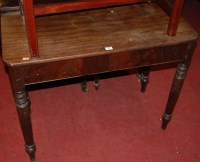 Lot 1194 - An early 19th century round cornered side...