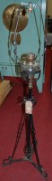 Lot 1219 - A late Victorian black painted wrought iron...