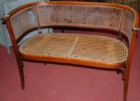 Lot 1357 - An early 20th century Thonet style beech and...