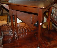 Lot 1395 - A 19th century mahogany gateleg single drop...
