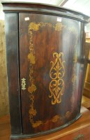 Lot 1461 - An 19th century mahogany and floral penwork...