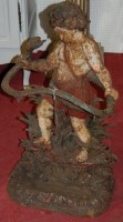 Lot 1115 - A Coalbrookdale design cast iron stick stand,...