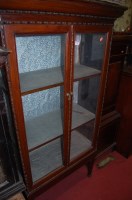 Lot 1202 - An early 20th century pitch pine double door...