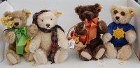 Lot 1543 - A set of Steiff teddy-bears, being; Spring,...