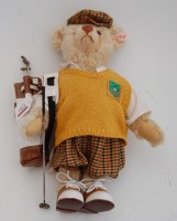 Lot 1544 - A Steiff golfer teddybear, No.670671, limited...