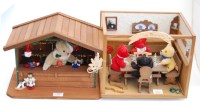 Lot 1552 - A Hermann teddy-bear diorama 'Santa's Grotto';...