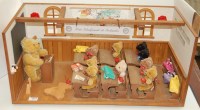 Lot 1553 - A Hermann teddy-bear diorama 'The Classroom',...