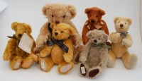 Lot 1561 - Six Dean's Ragbook Bears, being; Mr Jack...