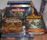 Lot 1568 - A collection of Star Wars related board games,...