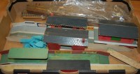Lot 1598 - A collection of 00 gauge railway accessories,...