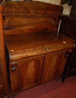 Lot 1457 - A William IV mahogany and flame mahogany...