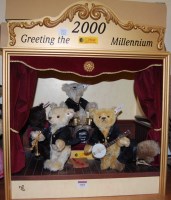 Lot 1502 - A Steiff teddy-bear five-piece band 'Greeting...