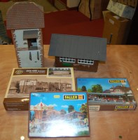Lot 1653 - Two boxes of mixed G-scale railway, lineside...