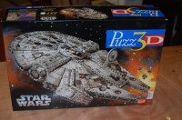 Lot 1676 - A Star Wars 3D puzzle of the Millennium Falcon