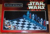 Lot 1678 - A Star Wars boxed chess set, appears complete...