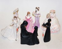 Lot 44 - A collection of seven various figurines, to...