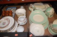 Lot 58 - Two boxes of miscellaneous china to include...