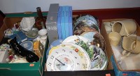 Lot 70 - Three boxes of miscellaneous china to include...