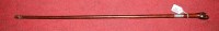 Lot 108 - A circa 1900 sycamore? walking stick having a...