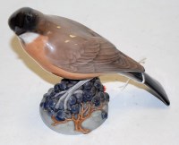 Lot 181 - A Royal Copenhagen model of a bird printed...