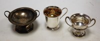 Lot 191 - An Edwardian hammered silver twin handled...