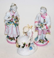 Lot 23 - An early 20th century Continental porcelain...