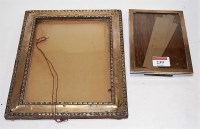Lot 239 - An Edwardian silver mounted easel photograph...
