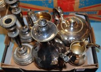 Lot 245 - A Victorian silver PLATED four piece...