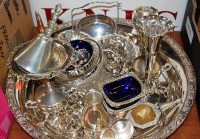 Lot 251 - A collection of miscellaneous silver plated...