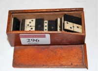 Lot 296 - A miniature cased set of early 20th century...