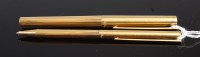 Lot 315 - A Dupont silver gilt fountain pen, having 18ct...