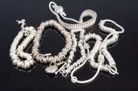 Lot 330 - A quantity of Links of London silver and steel...