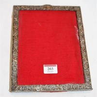 Lot 203 - An Edwardian silver mounted easel photo frame...