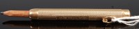 Lot 412 - A Sampson Morden & Co engine turned 9ct gold...