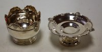 Lot 220 - An Edwardian silver bowl of circular form...