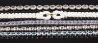 Lot 422 - Five various modern silver and paste set...