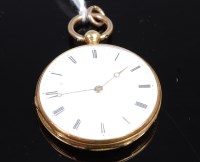 Lot 431 - A Le Roy & Fils of Paris yellow metal and...