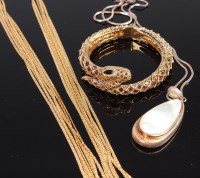 Lot 438 - A quantity of modern designer jewellery to...
