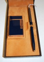 Lot 478 - A Du Pont of Paris Chinese lacquered pocket...