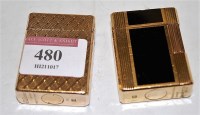 Lot 480 - A Du Pont of Paris textured gilt pocket...