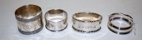 Lot 483 - An Elizabeth II 1977 Jubilee napkin ring...