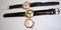 Lot 499 - A gents spear gold plated and steel backed...