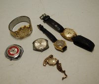 Lot 513 - A gents Zodiac gold plated cased and steel...