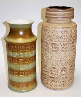 Lot 114 - A large West German pottery vase of...