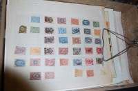 Lot 530 - Two boxes of miscellaneous loose leaf world...