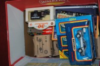 Lot 552 - A box of Matchbox, Corgi and other toy vehicles