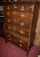 Lot 1314 - A mid-18th century walnut and crossbanded...