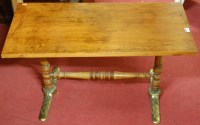 Lot 1350 - A mahogany and gilt metal rectangular low...