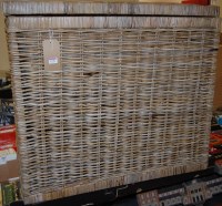 Lot 1278 - A large contemporary wicker rectangular...