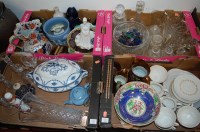 Lot 624 - Four boxes of mixed effects to include Maling...